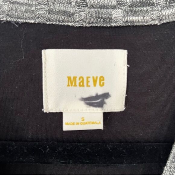 MAEVE Anthropologie Emerson Heather Gray Mockneck Sleeveless Swing Dress S - Picture 6 of 12